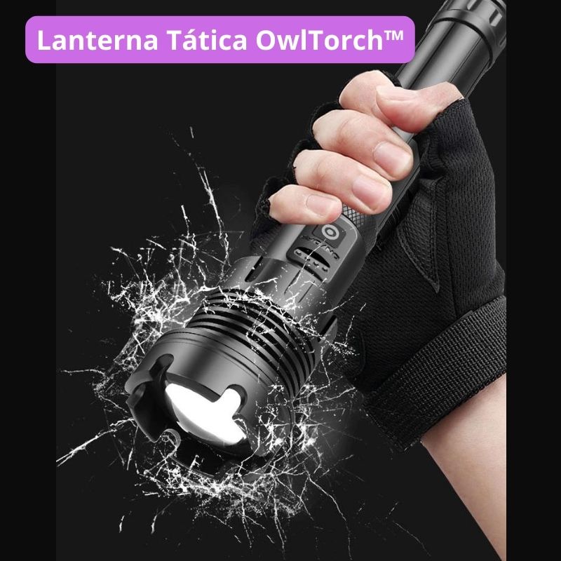 Linterna láser táctica LED recargable - OwlTorch™ 