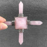 Frequência de Amor - Pirâmide de Quartzo Rosa Geradora de Energia