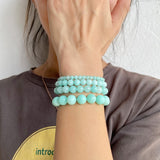 Beaded Amazonite Bracelet - Women's Therapy 