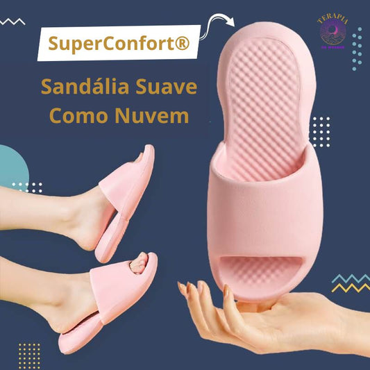 Sandália Suave Como Nuvem - SuperConfort® - Compre pares 3 e pague R$ 117,60un