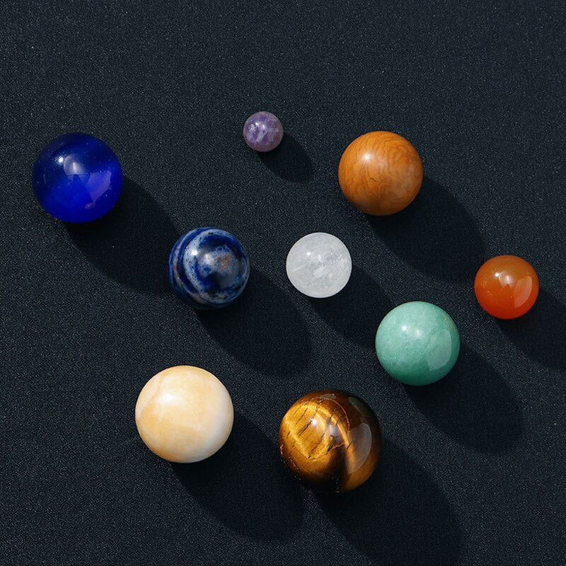 Collection in Crystals Planets of the Solar System 