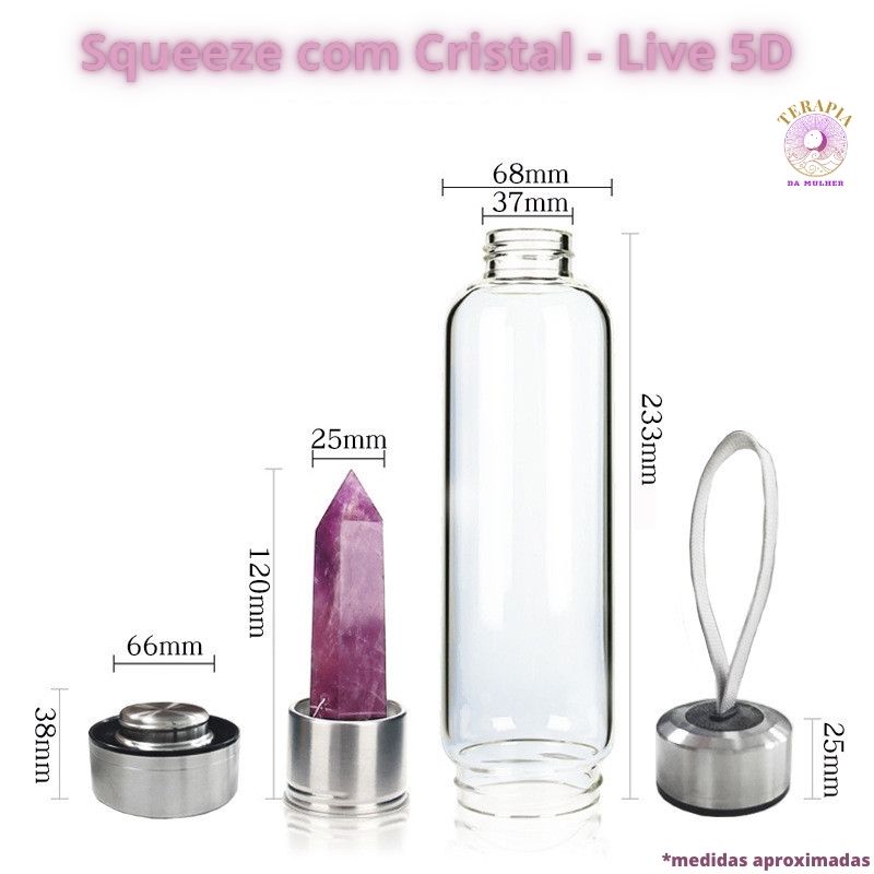 Elixir de Cristais | Squeeze Terapêutica com Cristal - Live 5D